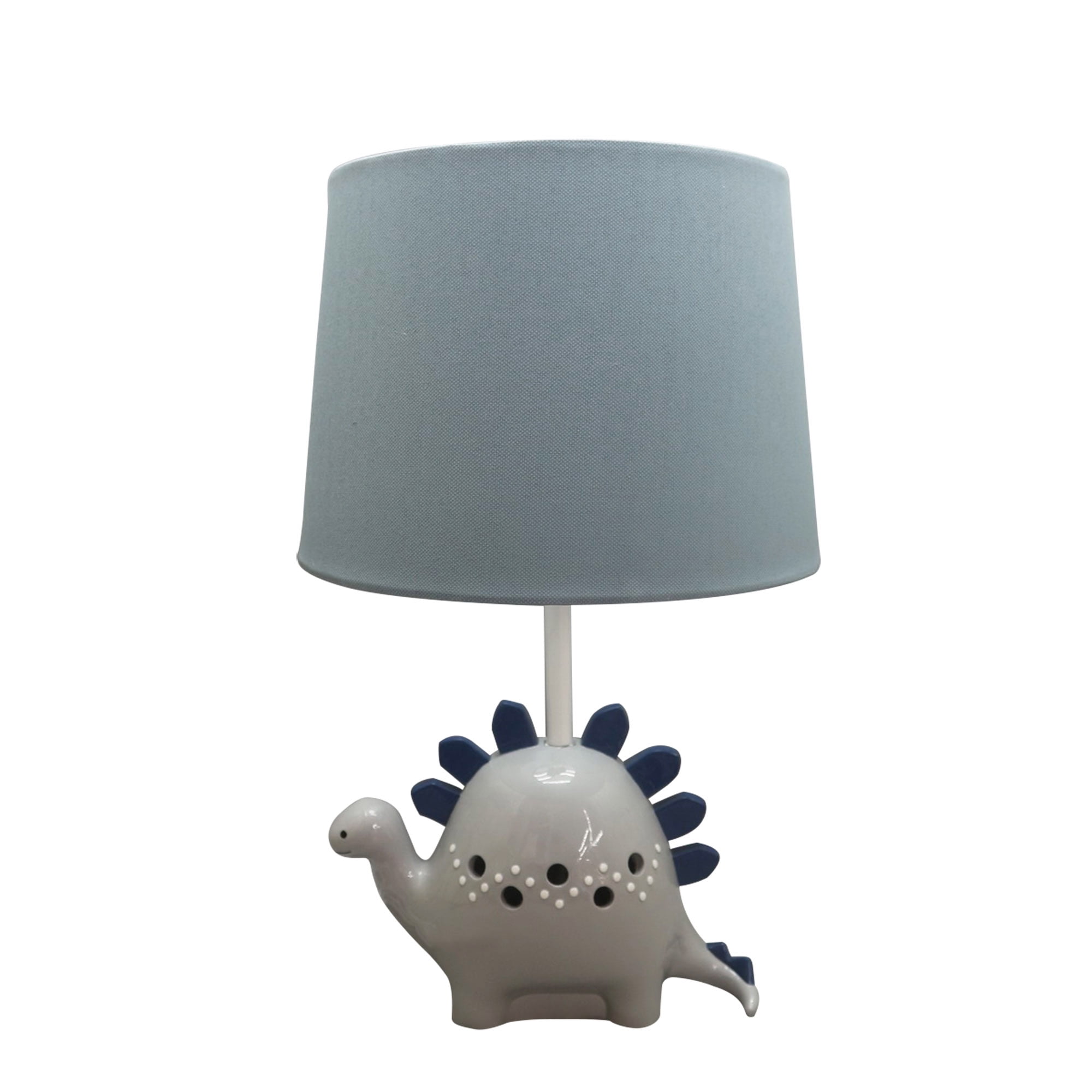 Levtex Baby Night Owl Table Lamp and Shade Dinosaur Base with Blue