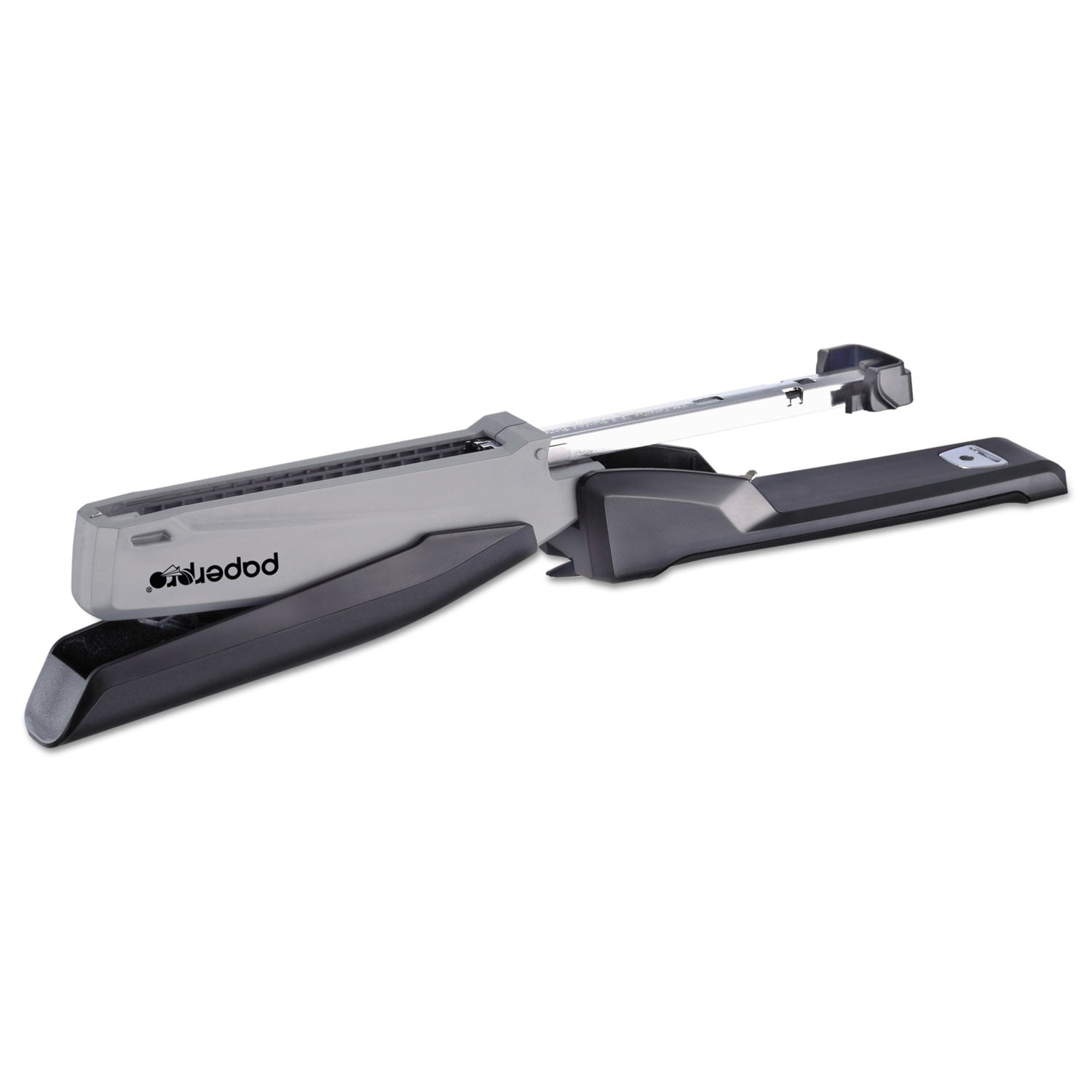 Stanley Bostitch EcoStapler Spring-Powered Desktop Stapler, 20-Sheet Capacity, Black/Gray