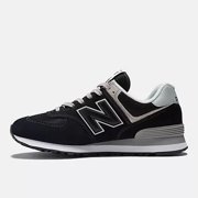 New Balance ML574EVB: Men's 574 Core Sneaker, BLACK/WHITE