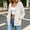 White, variant on Mooqilaa Woemens Zip Front Hoodies, Casual Long Sleeve Drawstring Lightweight Fall Jackets with Pockets Navy Size S-2XL
