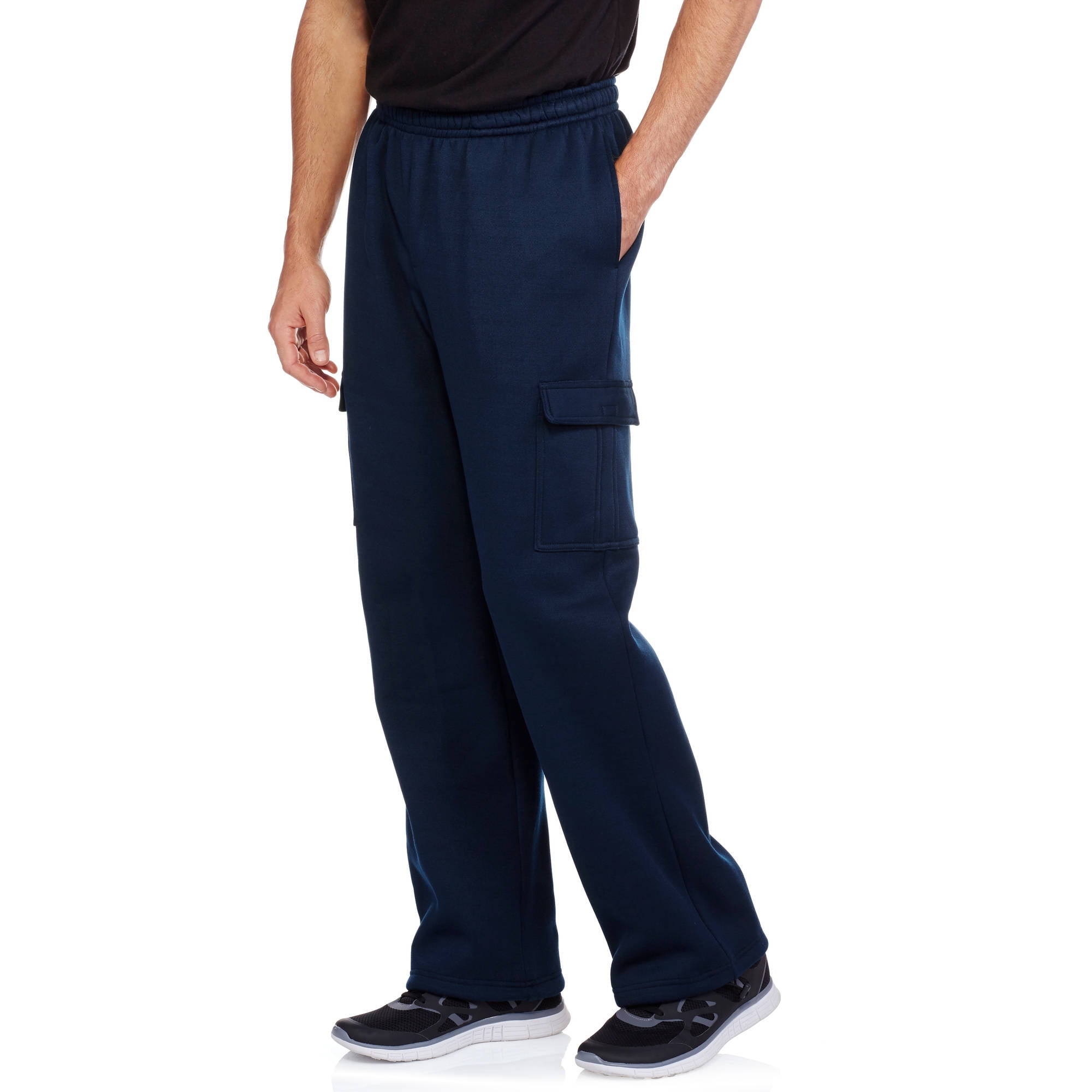 men's fleece cargo pants