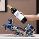 thumbnail image 5 of Portabotellas de Vino con Forma de Carruaje de Caballos, Estante de Metal para Vinos, Soporte Decorativo para Botellas de Vino, Pieza de Arte Única para Exhibir y Almacenar Vino En Casa., 5 of 7
