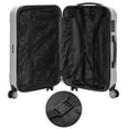 thumbnail image 6 of Zimtown 3PCS Luggage Travel Set Bags ABS Trolley Hard Shell Suitcase W/TSA lock With 4 Wheels Multi-Colored, 6 of 8