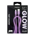 thumbnail image 5 of Liquipel Powertek Glow in the Dark USB-A to Lightning - Purple, 5 of 7