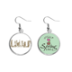thumbnail image 1 of Bosquejo histórico Shanghai China Colgante decorativo temporada pendientes de primavera joyas Unbranded M, 1 of 3