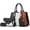 Black, variant on NCY Women Fashion Handbags Purses Wallet Tote Shoulder Bag Casual Crossbody Bags, Top Handle Satchel Purse Set 4pcs for Ladies