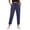 Navy, variant on Women's Hiking Pants Water Resistant Quick Dry Lightweight Casual Cargo Pants Zipper Pockets Joggers Golf Travel
