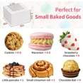thumbnail image 3 of Januofit 24pcs White Cookie Boxes, 4x4x2.5 Inches Bakery Boxes with Window, for Mini Cake Treat Dessert Pastry Donuts Macaroon Strawberries Chocolate Candy (with Stickers), 3 of 7