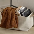 thumbnail image 4 of Bouclair Panier de Rangement Beige Taha avec Poignées Grand, 4 of 5