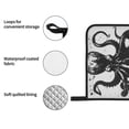 thumbnail image 4 of Haiem Abstract Ink Octopus Print Extra Long Oven Mitts and Pot Holders 4pc Sets: Heat Resistant Silicone Oven Mittens with Mini Oven Gloves and Hot Pads Potholders, 4 of 6