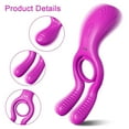 thumbnail image 2 of XBONP Vibrating Penis Ring Male Sex Toy Vibrator, Remote Control 3 in 1 Penis Ring Male Sex Toys for Men,Waterproof Men’s Dual Rings,Soft Stretchy Sex Toys for Couples, 2 of 7