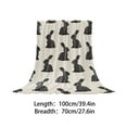 thumbnail image 2 of MXTPOV Easter Throw Blanket, Cute Easter Bunny Pattern Blanket for Couch Sofa Bed Travel, Easter Decorations, Soft Fluffy Blanket for Home Decor, 28X40 inch, 2 of 5