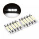 thumbnail image 1 of Luz de Espejo, 10 Piezas 3-SMD 29-30 Mm 6641 Fusible Bombilla LED Luz de Espejo de Vanidad Lámpara de Visera Solar Blanco para Led 30 Mm Lámpara de Fusible Led Lampadine Parasole Luz de Espejo Lámpara Ecomeon no, 1 of 4
