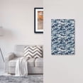 thumbnail image 5 of DouZhe 1-Gang Blank Wallplate, Geometric Blue Camouflage Decorative Wall Plates, 5 of 7