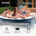 thumbnail image 3 of INTEX PureSpa Plus Bubble Massage 6 Person Inflatable Hot Tub Spa w/ Jets, 3 of 9
