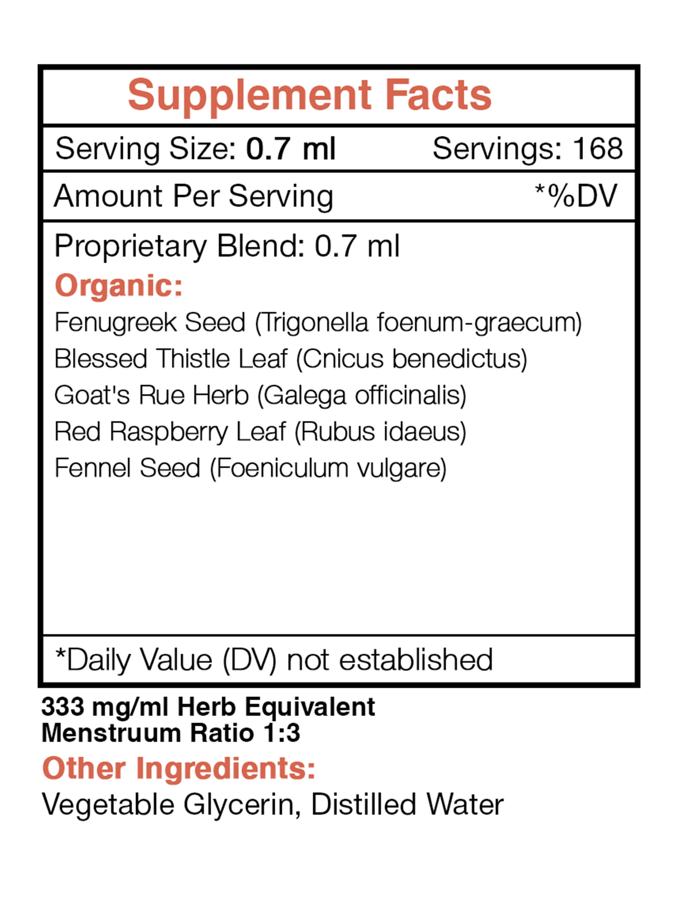 Secrets Of The Tribe Lactation Secret Blend Tincture Dietary Supplement, Natural Extract, Made from Fenugreek, Blessed Thistle, Goat's Rue, Red Raspberry, Fennel Seed. Mother's Milk 4 oz