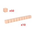 thumbnail image 2 of Montessori DIY Wooden Base Ten Blocks Math Learning Toy Manipulative Early Math Learning Package A, 2 of 9