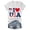White, variant on American Flag Shirt Women, Yigetop Women Casual Printing Short Sleeves V Neck Loose T Shirt Blouse Tops Usa Shirts for Women Black L