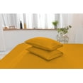 thumbnail image 2 of Full Size Bamboo Derived Rayon Bed Sheet Set - Softer than Cotton Sheets Full Size - Wrinkle Free - 16" Deep Pockets - 4 Piece - 1 Fitted Sheet, 1 Flat, 2 Pillowcases Full Gold, 2 of 5