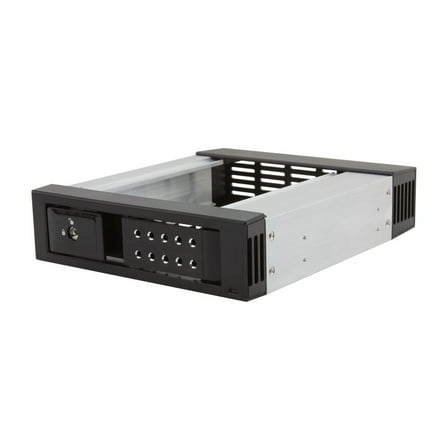 iStarUSA BPN-DE110SS-BLACK Trayless 5.25" to 3.5" SATA SAS 6 Gbps HDD Hot-swap Rack