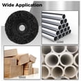 thumbnail image 4 of Strip Discs Stripping Wheel for Angle Grinder, Strip Discs Abrasive 4'' x 5/8'', Paint Stripper Wheels for Clean and Remove Paint Rust Oxidation, Black, 5 PCS, 4 of 5