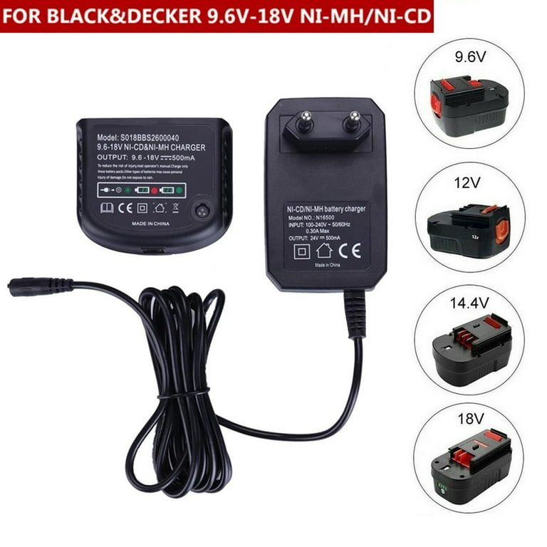 HQRP 20V Li-Ion Battery Charger Compatible with Black and Decker LC3K220  LCSSW220 LHT120 LHT2220 LHT2220B CHH2220 Trimmer Sweeper