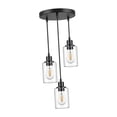 thumbnail image 2 of Lámpara de de de lámpara colgante Accesorio de iluminación interior Base E27 Luz colgante de cristal moderna Luz de techo, 2 of 9