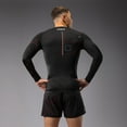 thumbnail image 4 of Venum Tactical XT Men's Long Sleeve Rashguard - Black/Fire Red - Large, 4 of 8