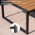 thumbnail image 4 of COMLAX FIELD Patio Furniture Set, 6-Piece Outdoor Sectional Sofa Set, L Shape Patio Conversation Set, Outdoor Couch with Coffee Table, 4 of 6