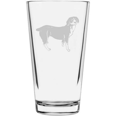 

Entlebucher Mountain Dog Themed Etched All Purpose 16oz Libbey Pint Glass