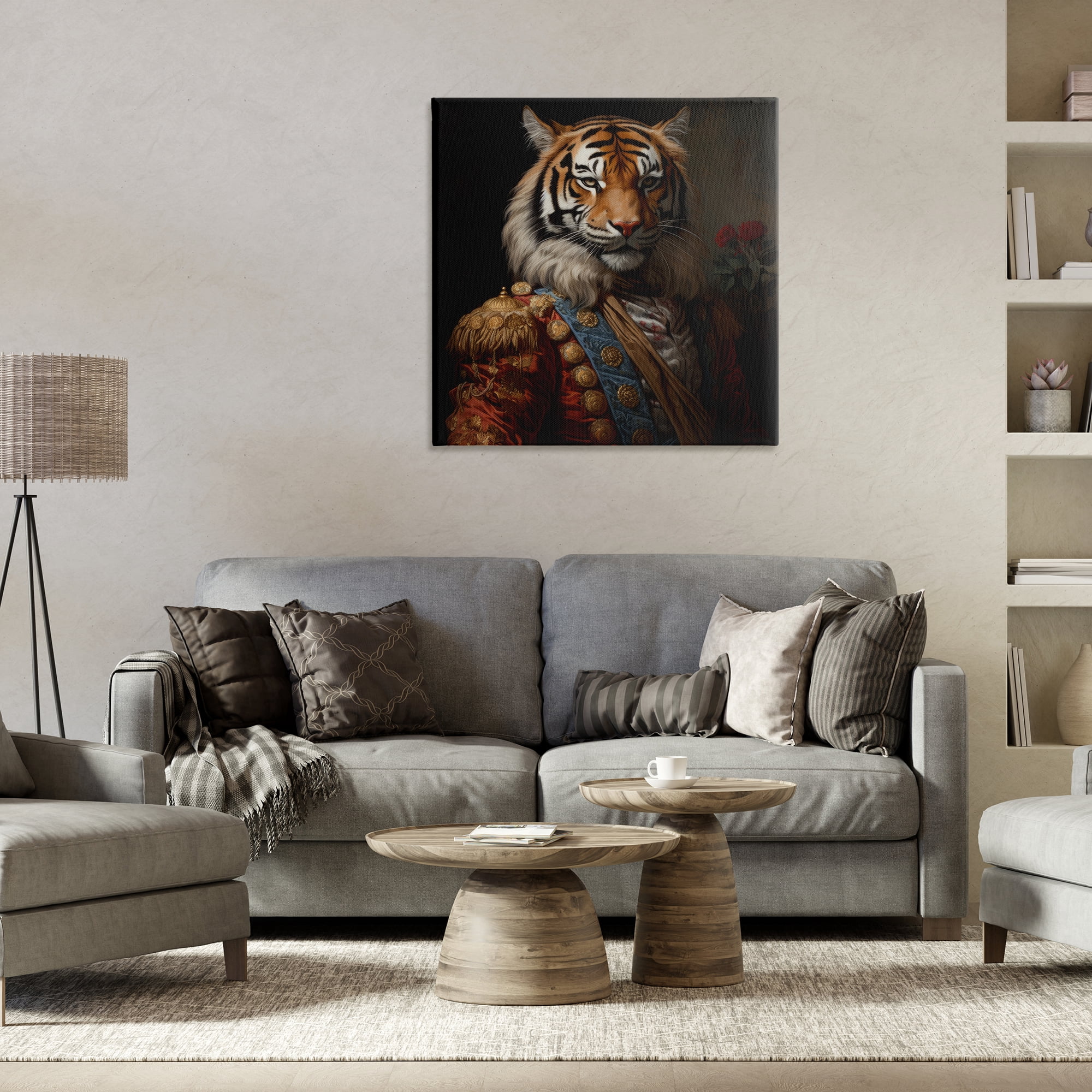 Stupell Industries Noble Tiger Transformation Canvas Wall Art, design by Lazar Studio