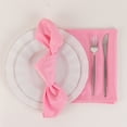 thumbnail image 5 of Balsa Circle 5 Pink Premium 20x20 in Scuba Polyester Dinner Table Cloth Napkins Party Events Decorations Supplies, 5 of 6