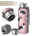 thumbnail image 2 of 20 Oz Border Collie Dogs with Flowers Coffee Tumbler Double Wall Insulated Stainless Steel Water Bottle | Metal Reusable Thermoses Flask with Cup Cap | Leak & Sweat Proof with Anti-Dust Lid, 2 of 7