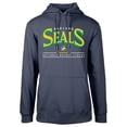 thumbnail image 2 of Men's Levelwear Navy Oakland Seals Throwback Retro Podium Spellout Pullover Hoodie, 2 of 3
