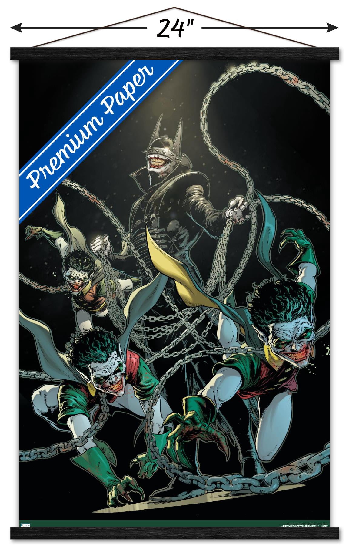 DC Comics The Batman Who Laughs - Chains Wall Poster, 14.725" x 22.375" -  Walmart.com