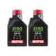 thumbnail image 1 of PAQ. DE 2 ACEITE PARA MOTO 4T MOTUL 5100 15W50 1L TECHNOSYNTHESE, 1 of 5