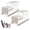 Satin Nickel, variant on Cuisinel Dish Rack & Lid Organizer for Kitchen Counter Cabinet 7 Slots 13” Black