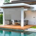 thumbnail image 2 of Cozy Home 2' x 3' Outdoor Gray Sun Shades Canopy, Weather-Resistant UV Block Protection, 2 of 9