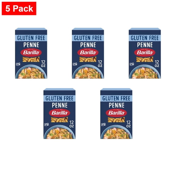 Barilla Gluten Free Penne & Vegan Pasta 12 oz - 5 Pack