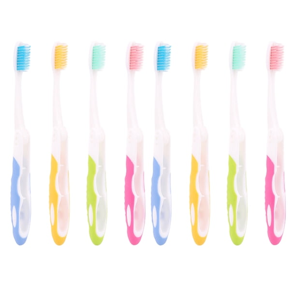 cepillos de dientes plegables de viaje con cerdas para adultos, herramienta de cuidado bucal (color aleatorio)