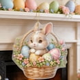 thumbnail image 6 of POLISE Spaces Bunny in Teacup with Flowers 2D Acrylic Easter Ornament for Tree, Wall or Shelf, Pastel Egg & Floral Design, Spring Home Decor & Gift for Collectors, 6 of 6