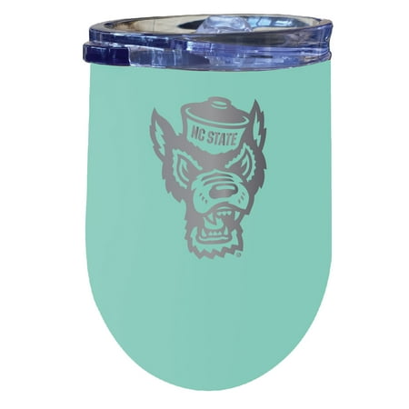

NC State Wolfpack 12 oz Insulated Wine Stainless Steel Tumbler Seafoam