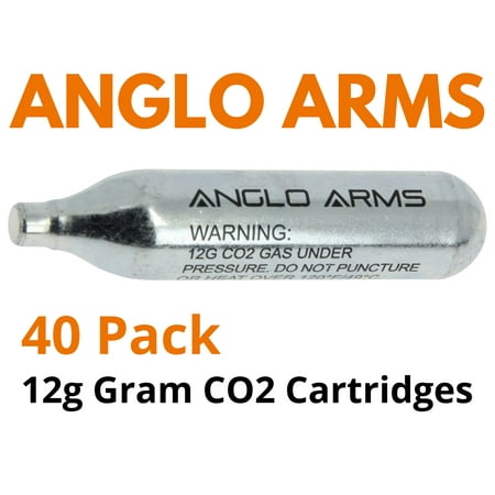 Umarex Anglo Arms Packs 12g Co2 Gas Capsule Cartridge Air Rifle Pistol Gun Airgun Pack of 40