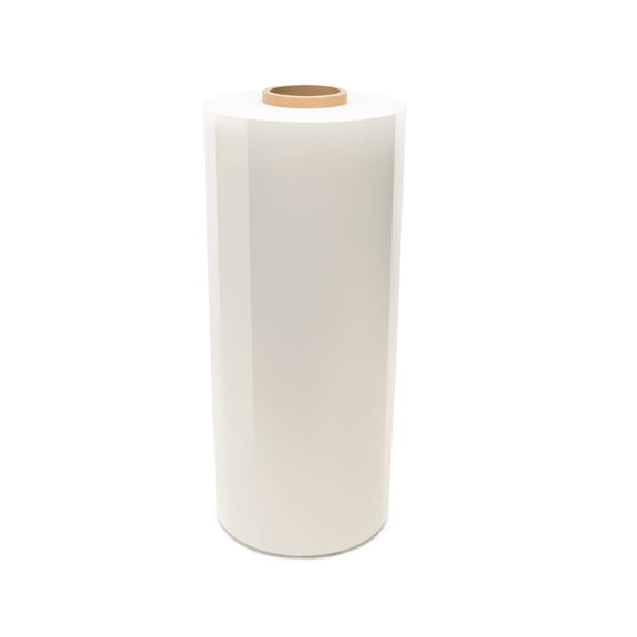 Machine Pallet Wrap, Plastic Stretch Shrink Film, White, 30 Inch x 5000 Feet, 80 Gauge, 1 Roll