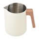 thumbnail image 1 of Jarra para espumar leche, jarra para vaporizar leche, piezas para máquina de espresso con marca de 600 ml Blanco, 1 of 9