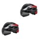 thumbnail image 1 of Naiovety Casco de ciclismo liviano con resistencia al impacto: manténgase seguro en la carretera Casco de bicicleta de PC tallado en hueco LED Type2 NO2, 1 of 6