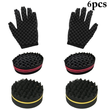 6PCS Hair Brush Sponge Magic Afro Locks Hair Styling Sponges Twist Gloves |  Walmart Canada