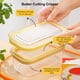 thumbnail image 2 of Plato Cortador Mantequilla Con Caja Recipiente Plástico Tapa (280 G) Amarillo, 2 of 9