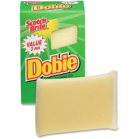 Scotch-Brite MMM7232FCT Tampons de Nettoyage Tout Usage - Jaune