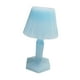 thumbnail image 1 of Lámpara de mesa pequeña con luz LED decorativa de noche, moderna y pequeña, para comedor. Azul, 1 of 9